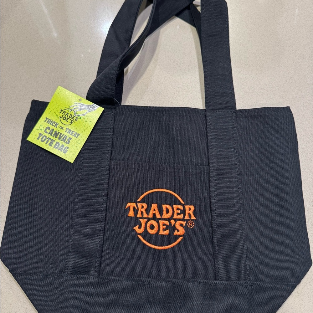 Trader Joe’s Limited Edition Halloween Black Tote Bag